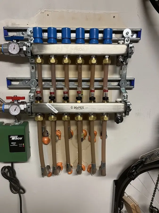 Plumber performing Gas Line Installation at a residential property in Pixley